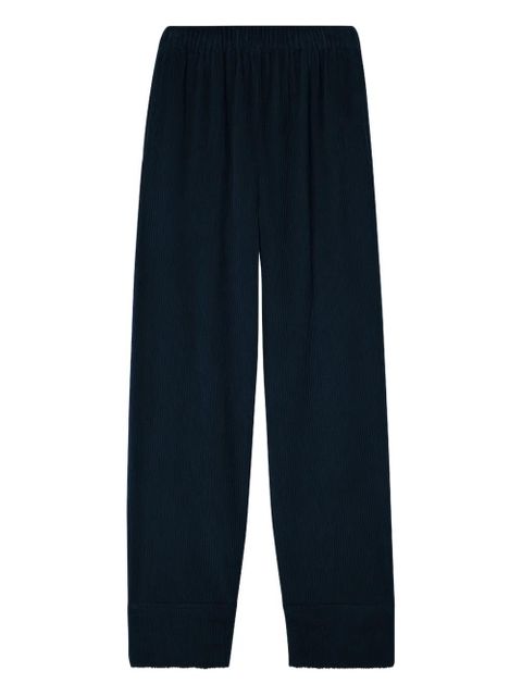 American Vintage Padow corduroy straight trousers - Blue - zdjęcie produktu nr 1