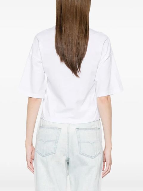 Diesel T-Cropyn floral T-shirt - White