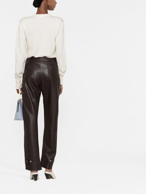 Jil Sander ribbed-knit cashmere jumper - Neutrals