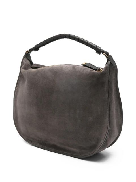 Chloé Marcie suede tote bag - Grey