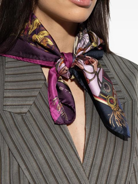 ETRO print scarf - Purple