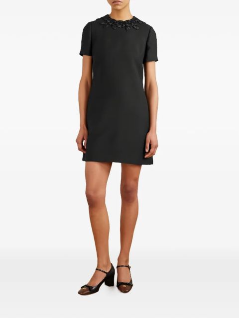Valentino Garavani floral mini dress - Black - zdjęcie produktu nr 2