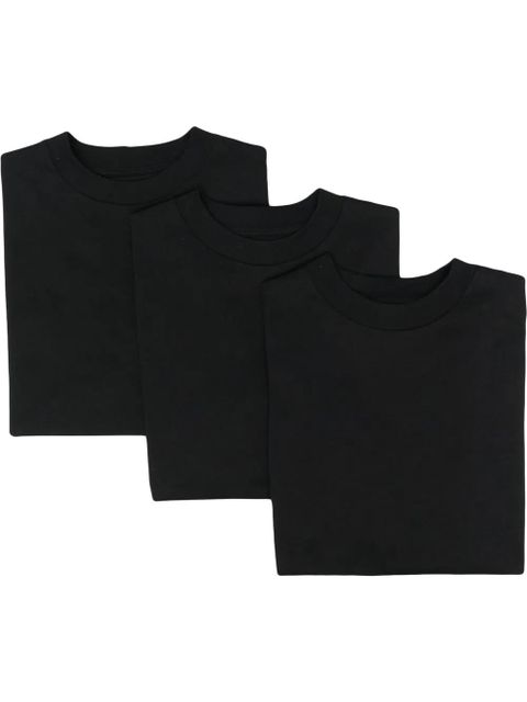 Jil Sander logo-patch T-shirt (pack of 3) - Black - zdjęcie produktu nr 1