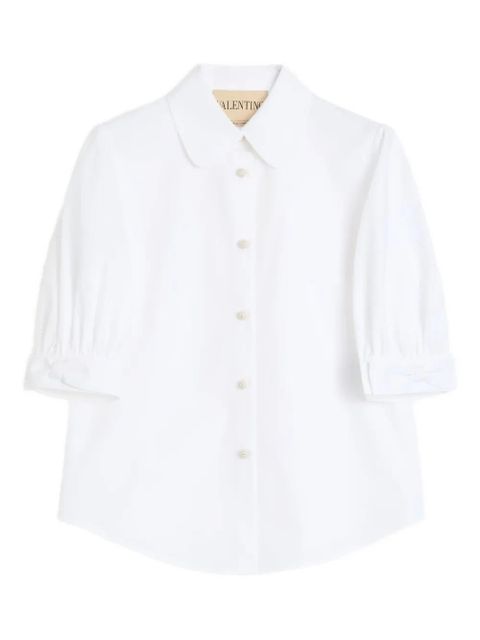 Valentino Garavani puffed sleeve button-up shirt - White - zdjęcie produktu nr 1