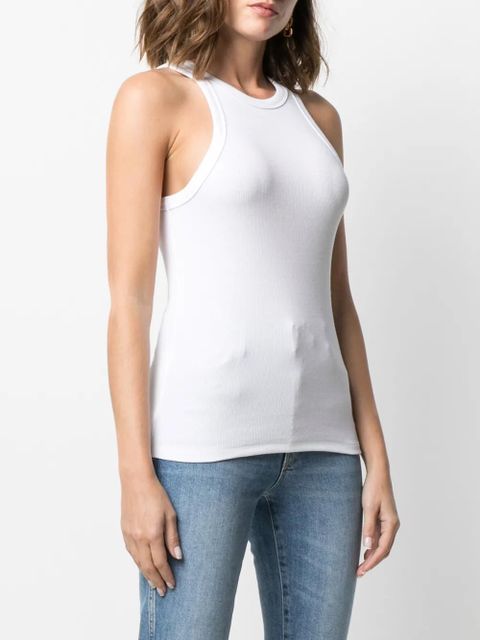 ANINE BING Eva organic cotton tank top - White