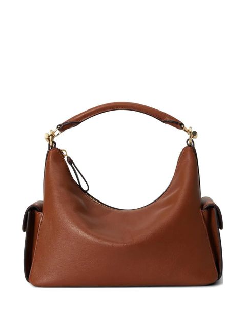 Lauren Ralph Lauren small Blaike leather shoulder bag - Brown - zdjęcie produktu nr 1