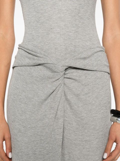 Nanushka Carlene twisted-front maxi skirt - Grey