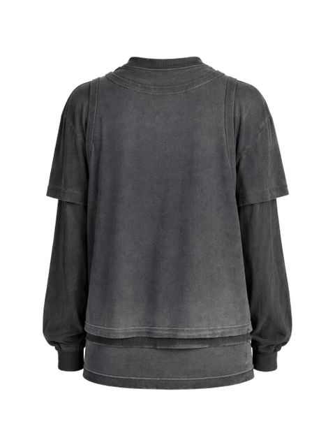 Alexander Wang long-sleeves T-shirt - Grey - zdjęcie produktu nr 2