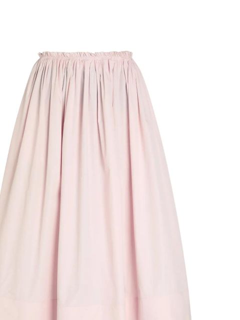 Gabriela Hearst Shiva gathered midi skirt - Pink - zdjęcie produktu nr 2