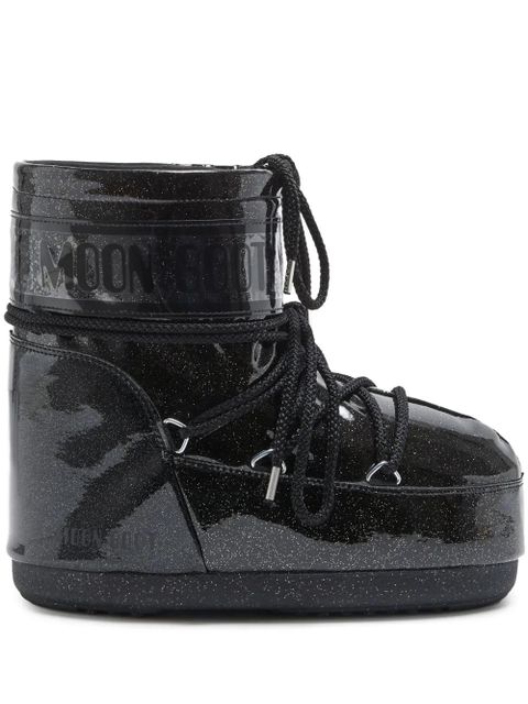 Moon Boot Icon Low Glitter boots - Black - zdjęcie produktu nr 1