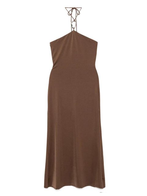 Reformation Grayson dress - Brown - zdjęcie produktu nr 1