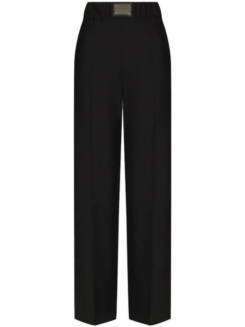 Dolce & Gabbana high-waisted flared trousers - Black - zdjęcie produktu nr 1