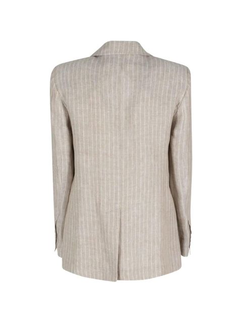 Max Mara striped blazer - Neutrals - zdjęcie produktu nr 2