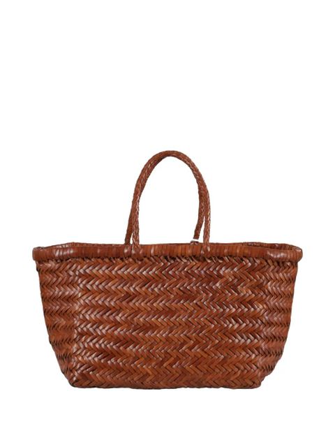 DRAGON DIFFUSION woven-design tote bag - Brown - zdjęcie produktu nr 2