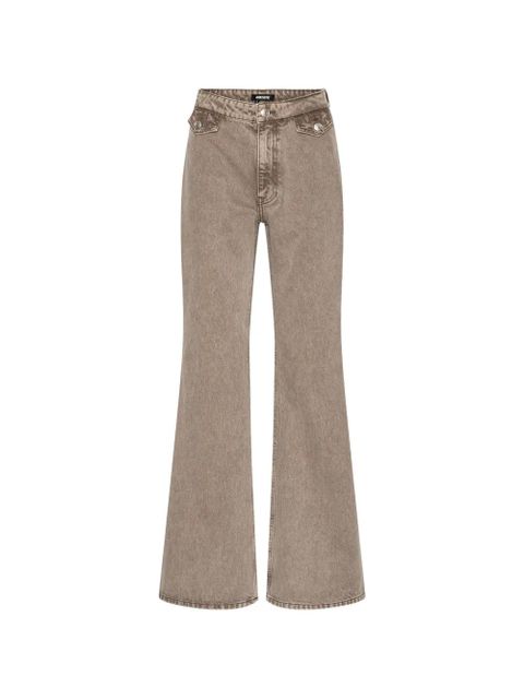 ROTATE BIRGER CHRISTENSEN high-waisted flared jeans - Grey - zdjęcie produktu nr 1