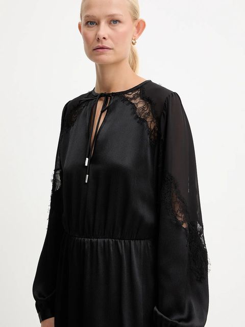 BOSS Orange sukienka kolor czarny 50548379