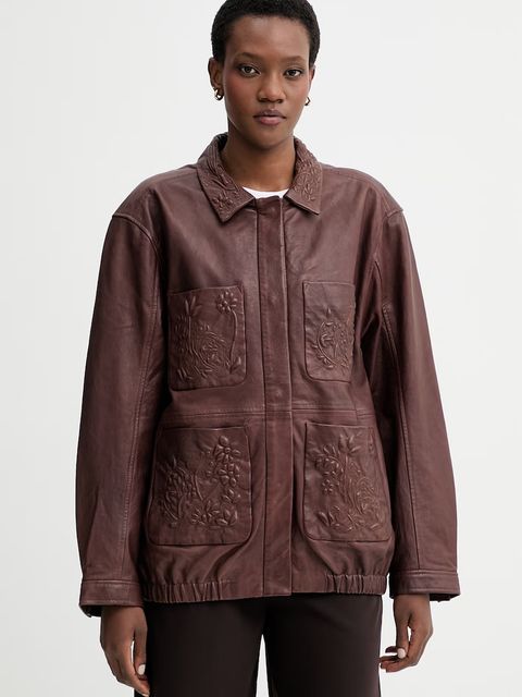 MUNTHE kurtka skórzana BARAM - zdjęcie produktu nr 1