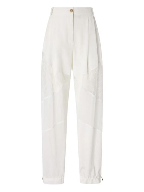PINKO lace-panel trousers - White - zdjęcie produktu nr 1