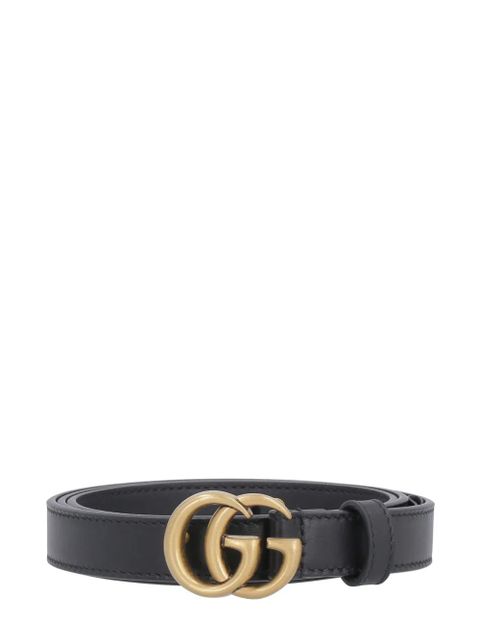Gucci Double G-buckle leather belt - Black - zdjęcie produktu nr 1