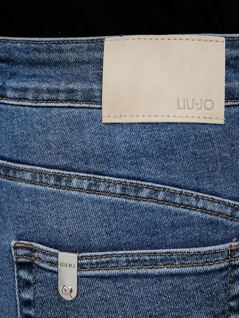Liu Jo jeansy damskie kolor niebieski UA6035 D0305