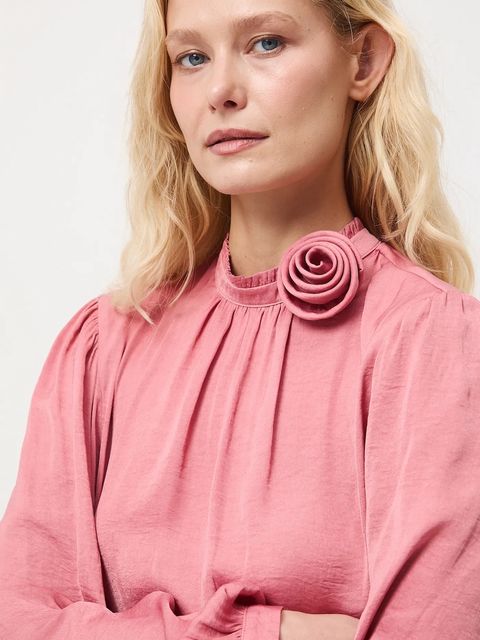 Medicine bluzka damska kolor różowy gładka - zdjęcie produktu nr 1