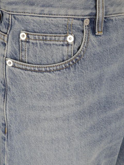 Gucci stonewashed wide-leg jeans - Blue