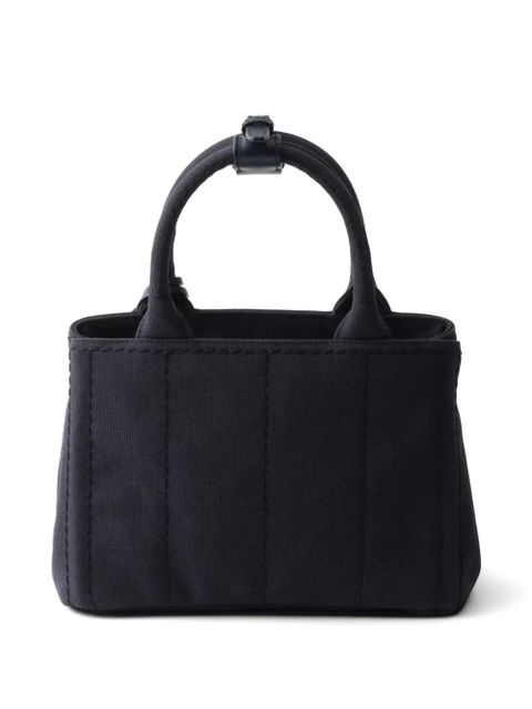 Prada Jardinière cotton canvas mini-bag - Blue - zdjęcie produktu nr 2