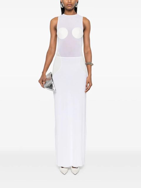 Jean Paul Gaultier conical maxi dress - White - zdjęcie produktu nr 2