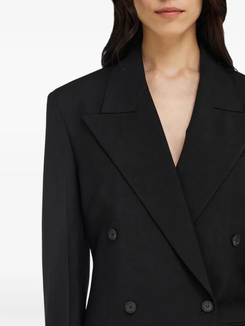 Ferragamo double breasted blazer - Black