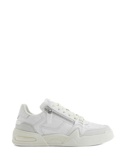 Giuseppe Zanotti Gz-ghost crocodile print side zips sneakers - White - zdjęcie produktu nr 1
