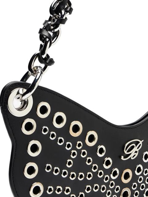 Blumarine butterfly-shape shoulder bag - Black