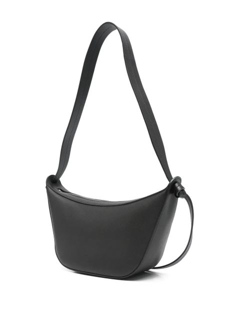 Jil Sander curved knotted shoulder bag - Black - zdjęcie produktu nr 2