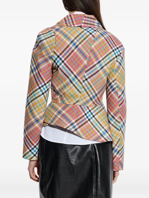 Vivienne Westwood checked jacket - Pink