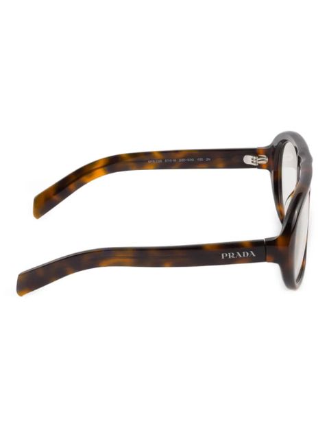 Prada Eyewear pilot-frame sunglasses - Brown - zdjęcie produktu nr 2