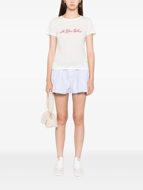 Reformation Max Slim T-shirt - White - zdjęcie produktu nr 2