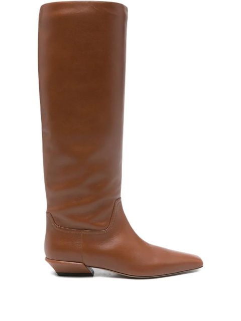 Paris Texas Bettina square-toe boots - Brown - zdjęcie produktu nr 1