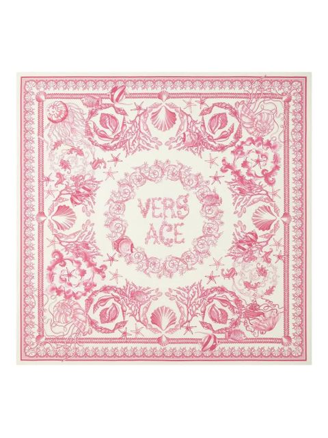 Versace Underwater Barocco silk scarf - Pink - zdjęcie produktu nr 1