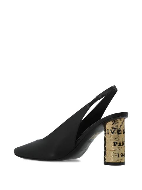 Givenchy square-toe block-heel pumps - Black