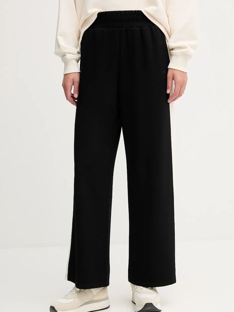 Dkny spodnie dresowe damskie kolor czarny wzorzyste DP5P3649 - zdjęcie produktu nr 1