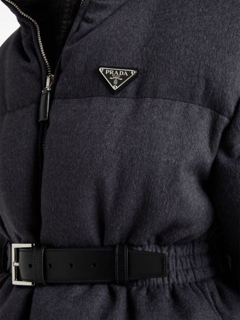 Prada Flannel down jacket - Grey