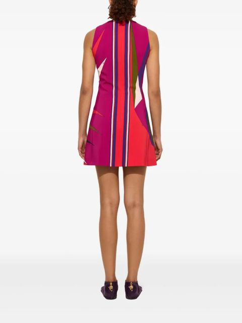 PUCCI abstract-print mini dress - Pink