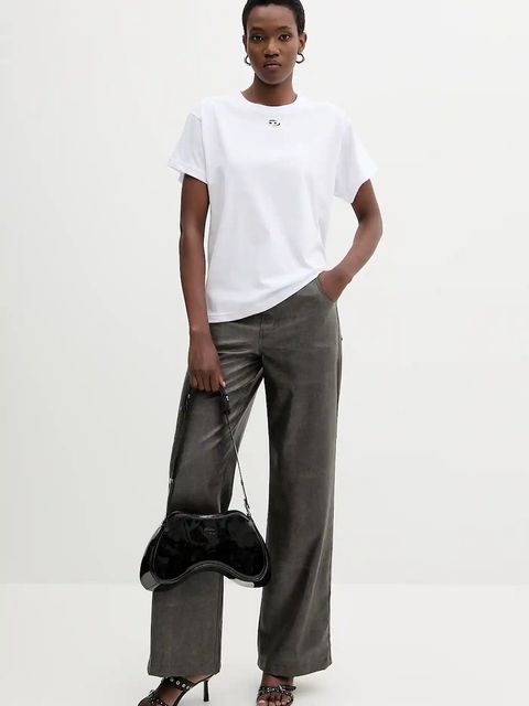 Diesel t-shirt T-MAREY damski kolor biały A17736.0NIAX - zdjęcie produktu nr 2