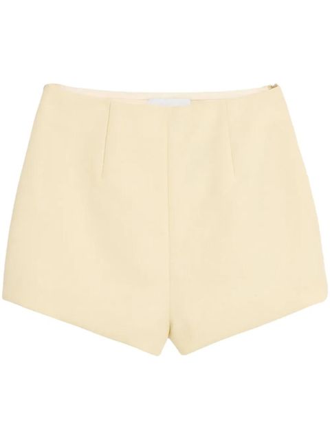 AMI Paris High Waist Mini Short - Neutrals - zdjęcie produktu nr 1