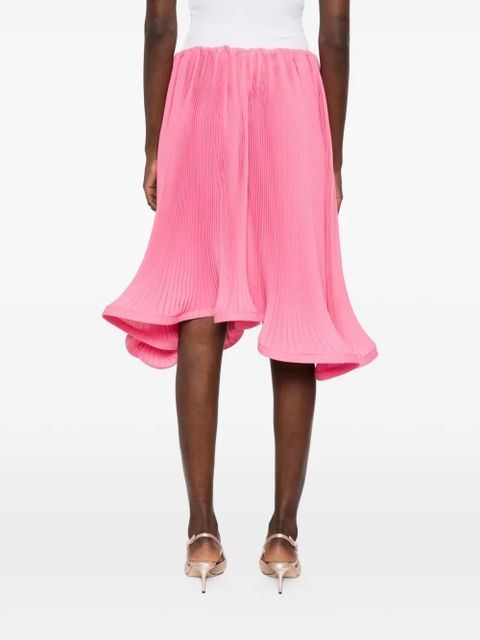 Rowen Rose pleated midi skirt - Pink