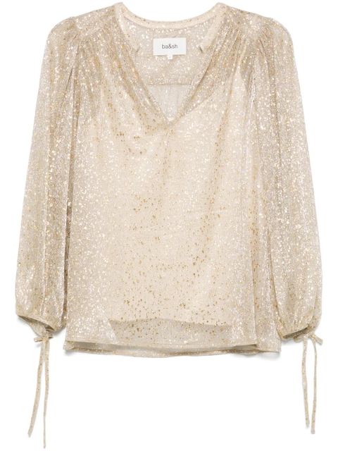 Ba&Sh Curtis blouse - Gold - zdjęcie produktu nr 1