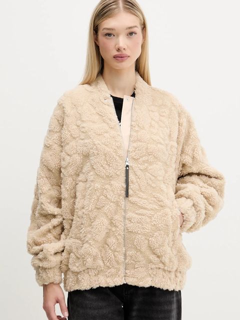 HUGO kurtka kolor beżowy przejściowa oversize 50546469 - zdjęcie produktu nr 1