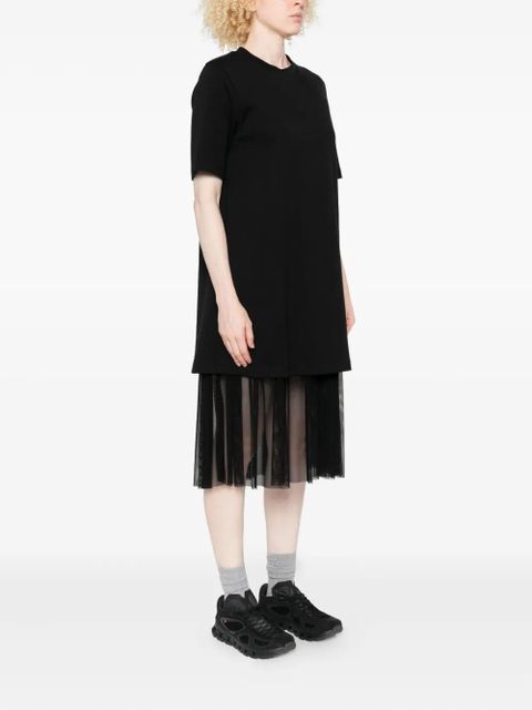 Moncler layered midi dress - Black - zdjęcie produktu nr 2