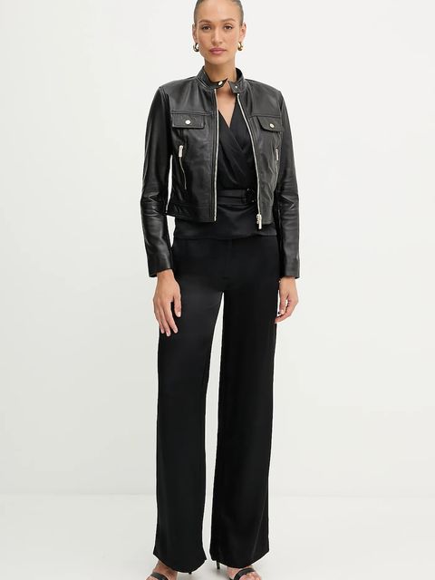 Marciano by Guess kurtka skórzana LANA kolor czarny przejściowa 5YGL09 7345A - zdjęcie produktu nr 2