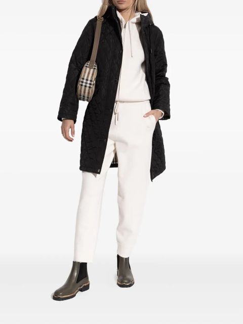 Burberry checked Chelsea ankle boots - Black