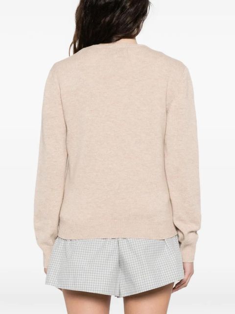 MC2 Saint Barth New Queen cat-detail sweater - Neutrals